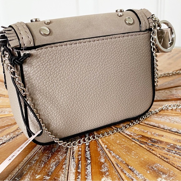 Last one! NWT Victoria’s Secret Gray Studded Micro Bag - Picture 3 of 15